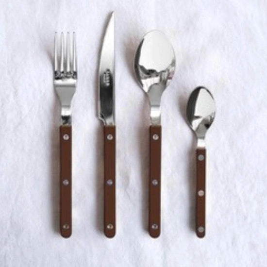 Bistrot 24 Pc Cutlery Set | Chocolate