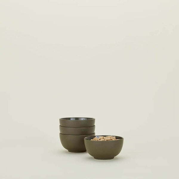 Essential Large Bowl - Set Of 4, Olive