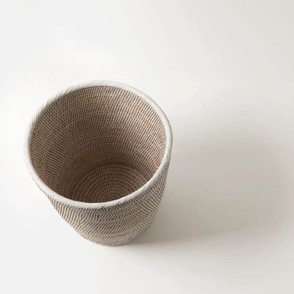 Dawei Waste Paper Basket | White