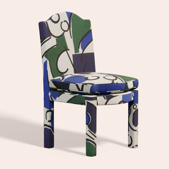 Pair of Leo Dining Chairs, Seaweed