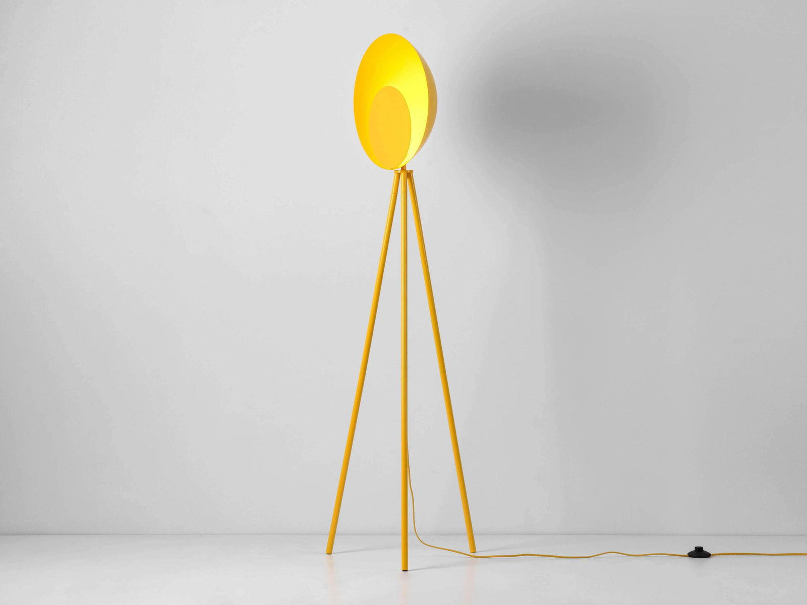 Yolk Yellow Diffuser Floor Lamp