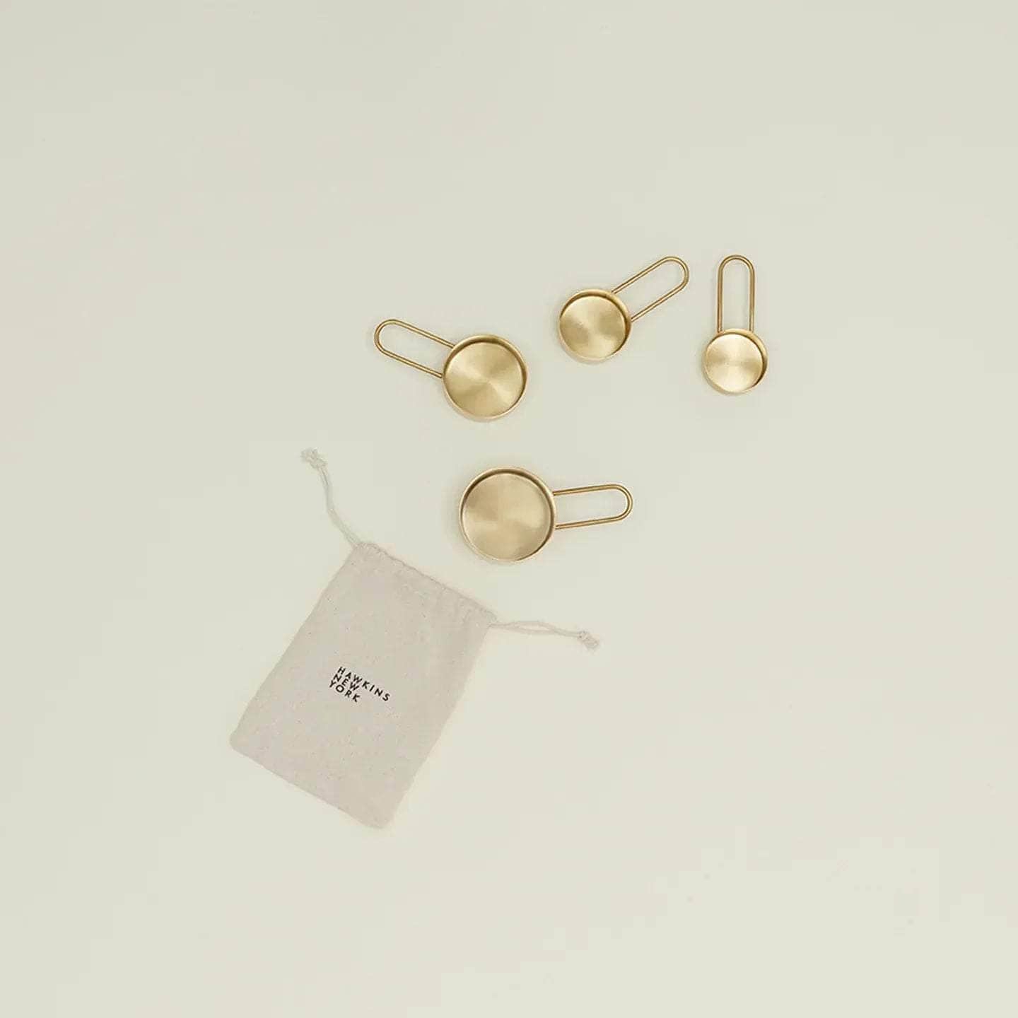 Simple Measuring Cups - Brass
