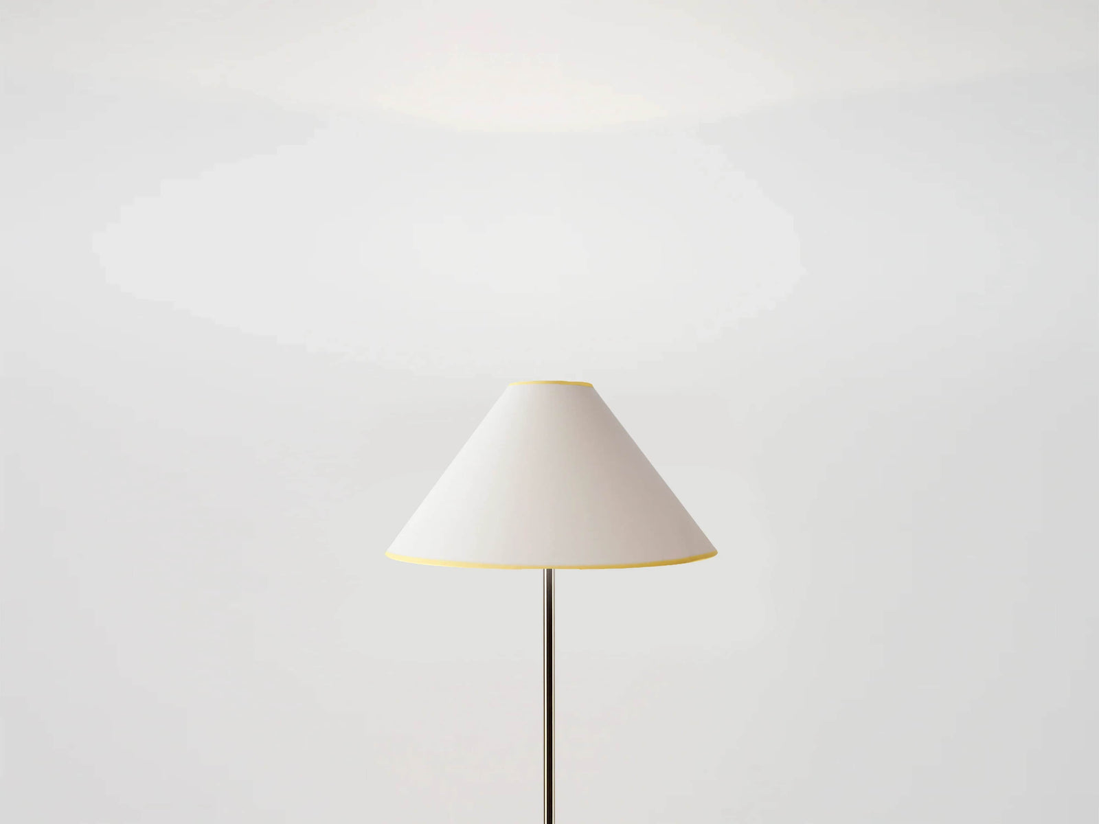 White cone light shade