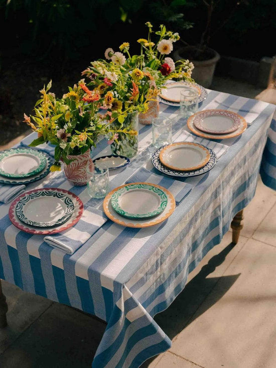 Cornflower Blue Stripe Napkins (Set of 2)