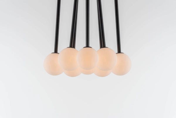 Charcoal grey cluster ceiling light