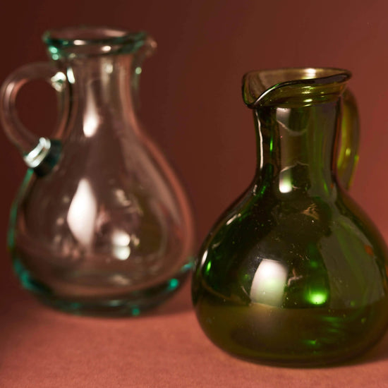 Load image into Gallery viewer, Sofia Mini Handblown Glass Jugs (Set of 2)
