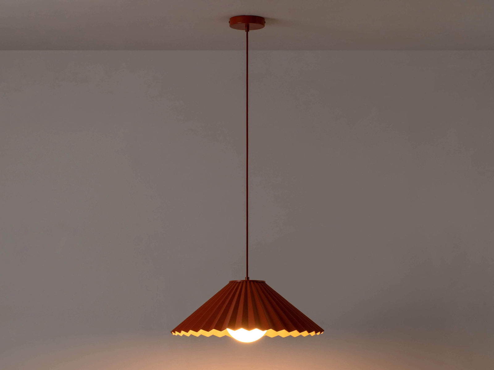 The Pleat pendant ceiling light- Houseof x Emma Gurner