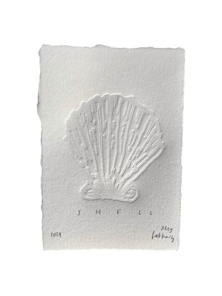 Shell Embossed Art Piece