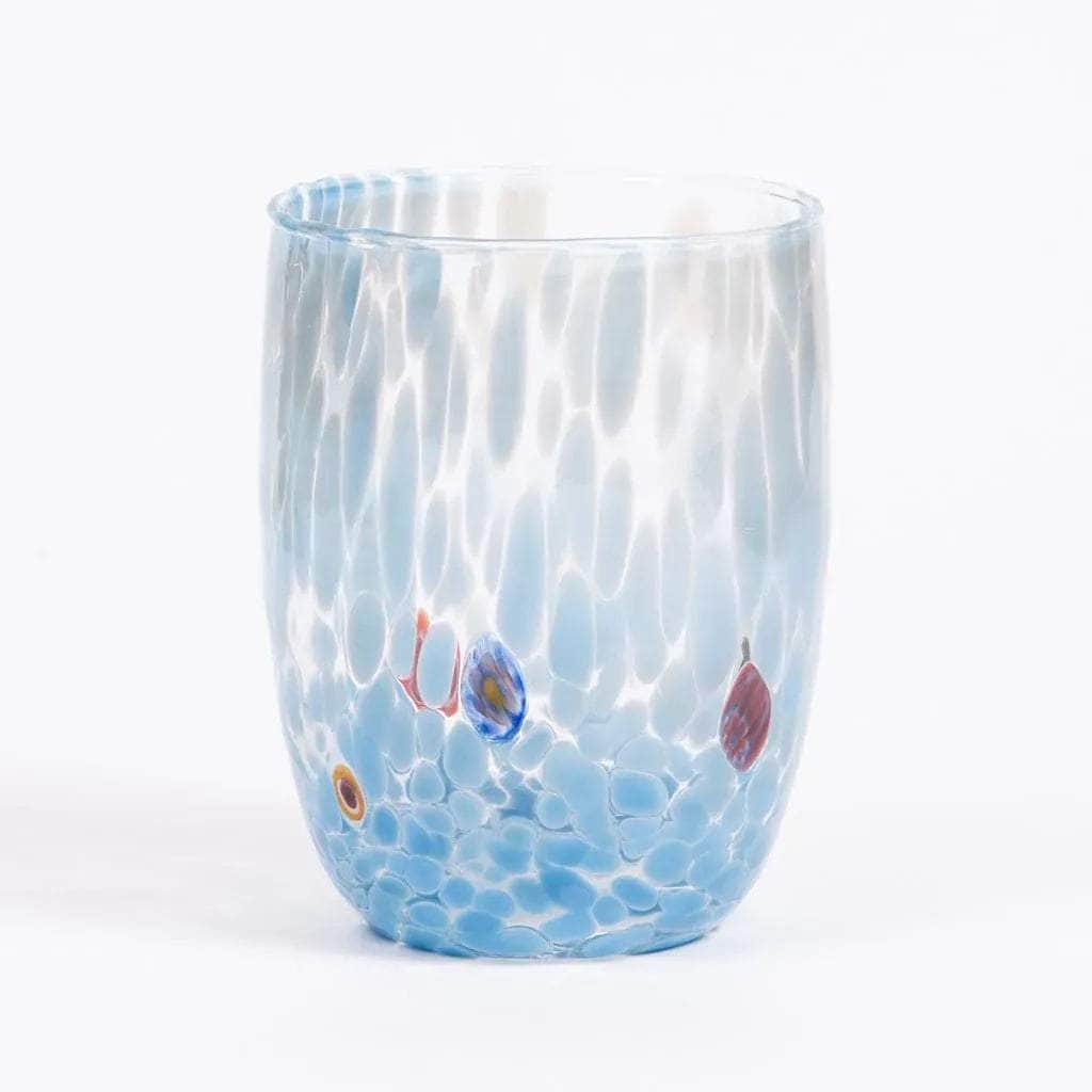 Round Murano Tumbler | Azzurro