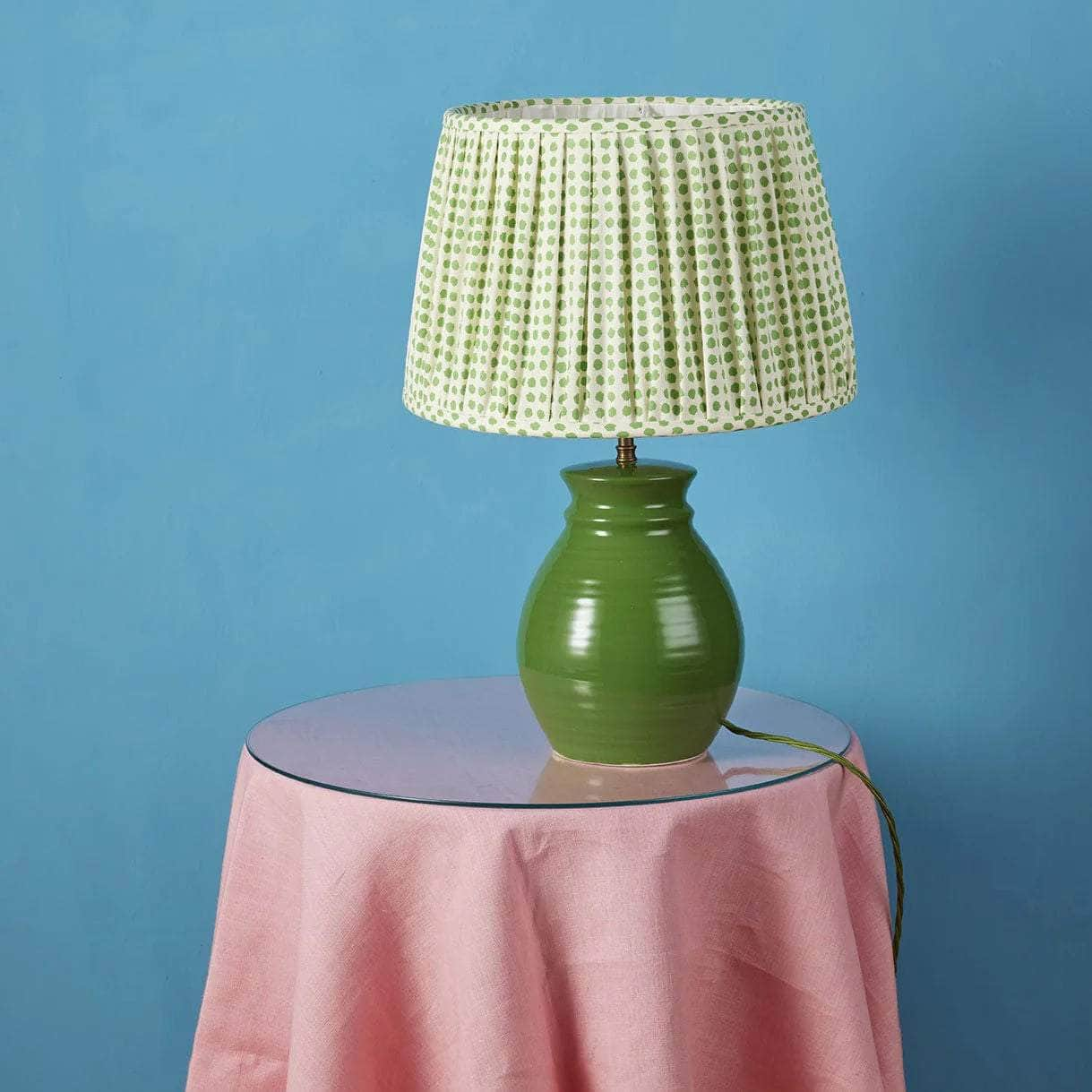 Pleated Seed Grass Large Lampshade