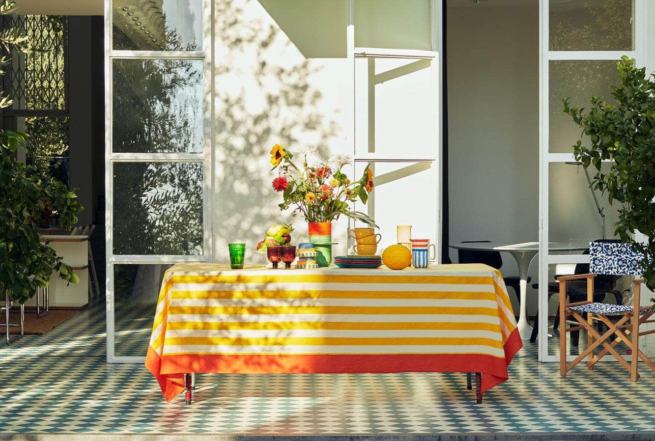 La Veste X Lisa Corti Nizam Stripes Sun Yellow Natural