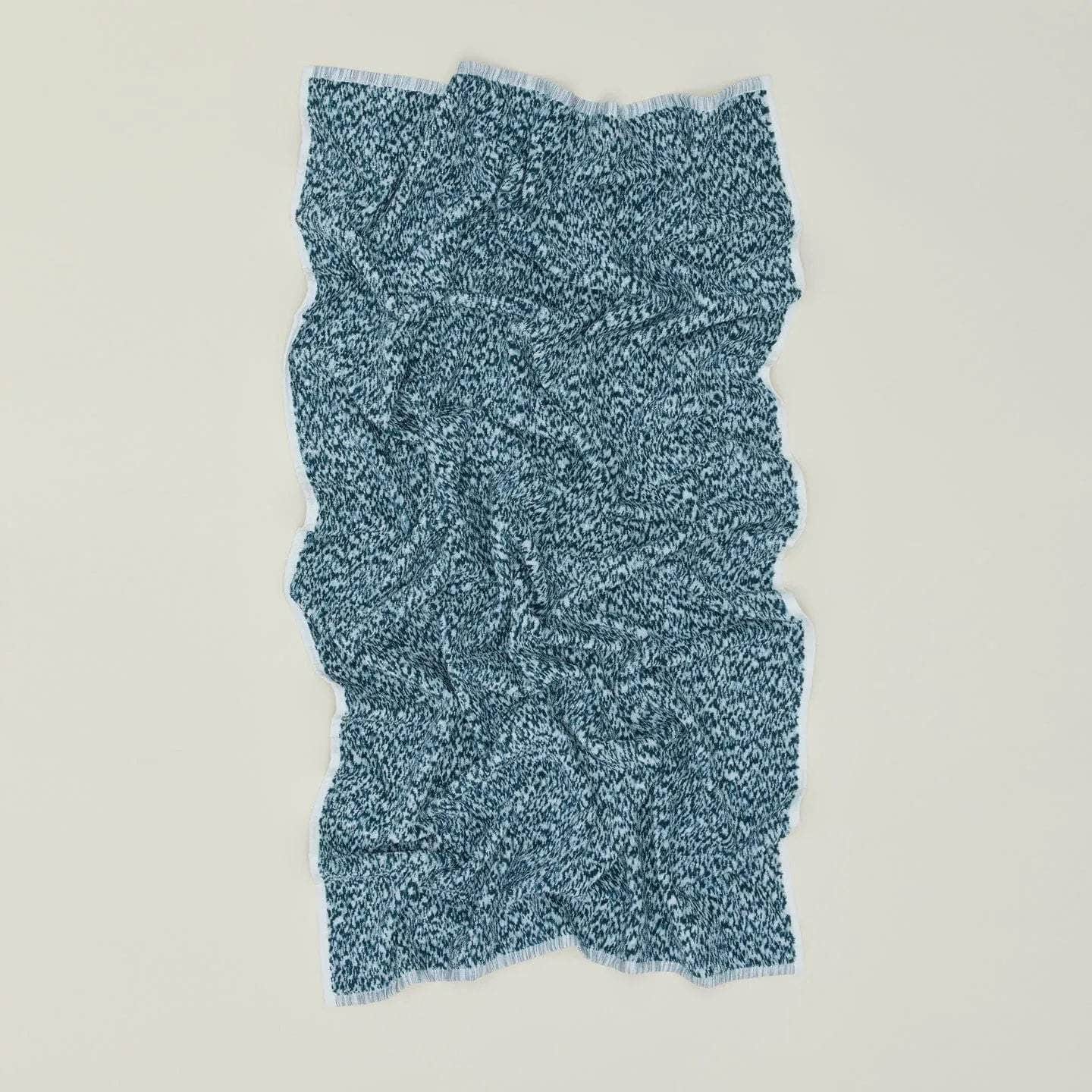 Space Dye Terry Towels - Peacock