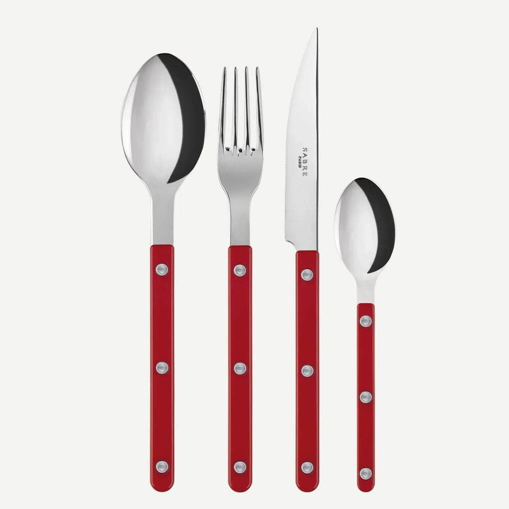 Bistrot 4Pc Cutlery Set | Red