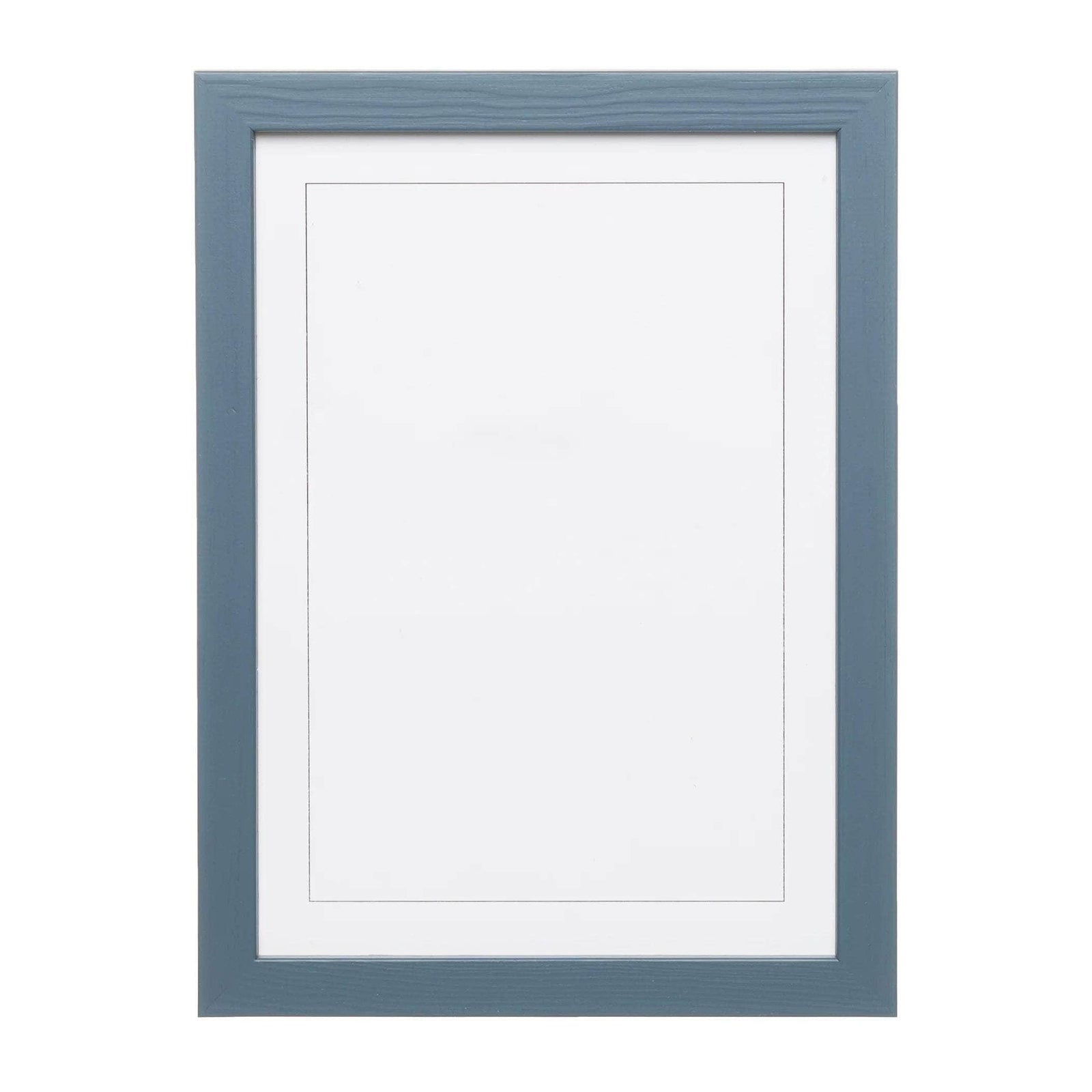 Petrol Blue Solid Wood Frame