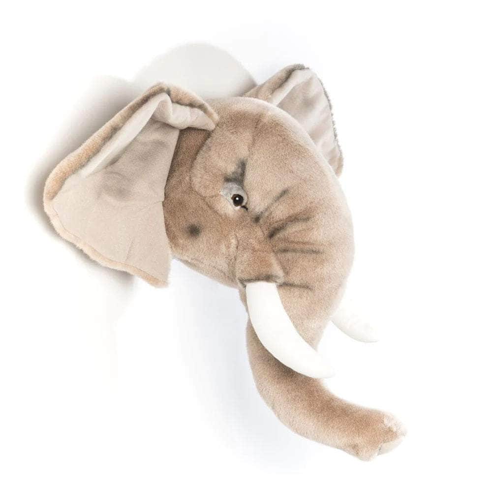 George the Elephant Wall Mounted Plush Head