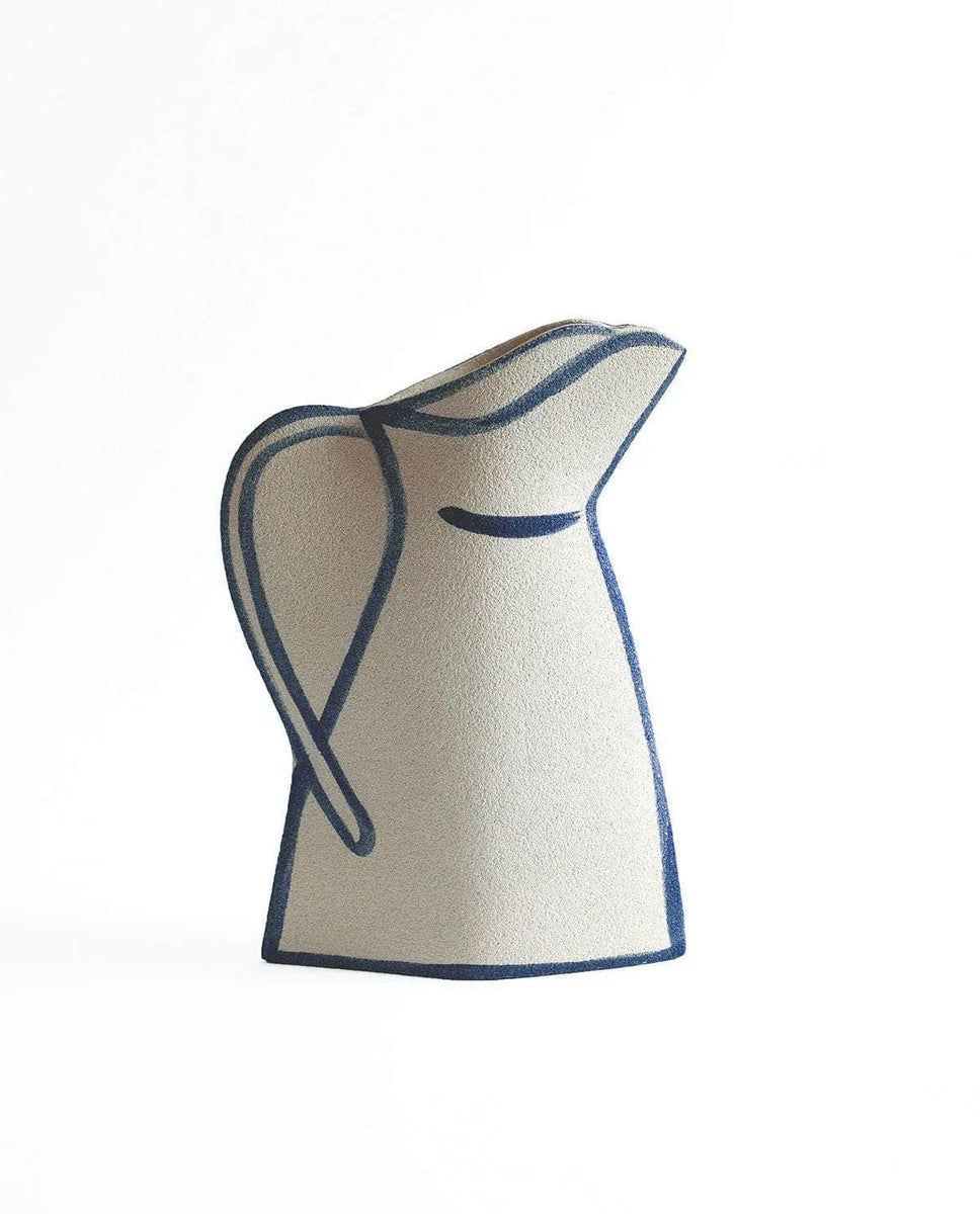 Ceramic Vase ‘Morandi Pitcher - Blue’