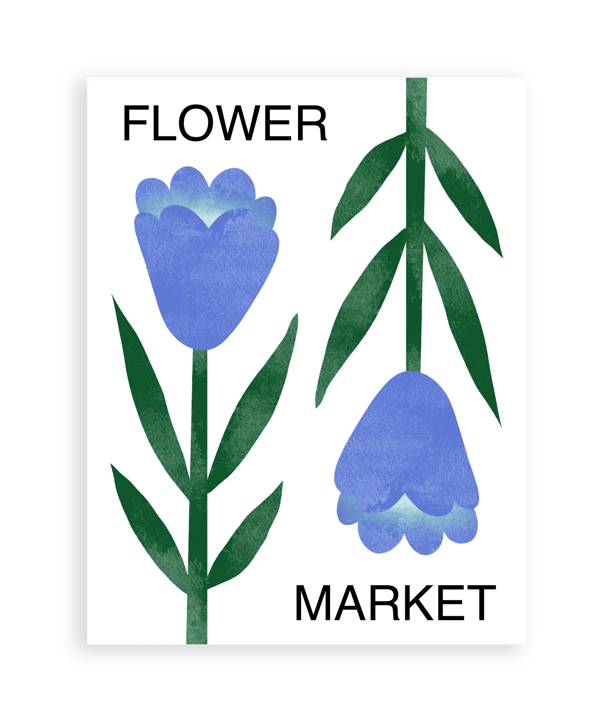 Flower Market Art Print