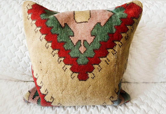 Vintage Persian Carpet Pillow/Cushion Cover
