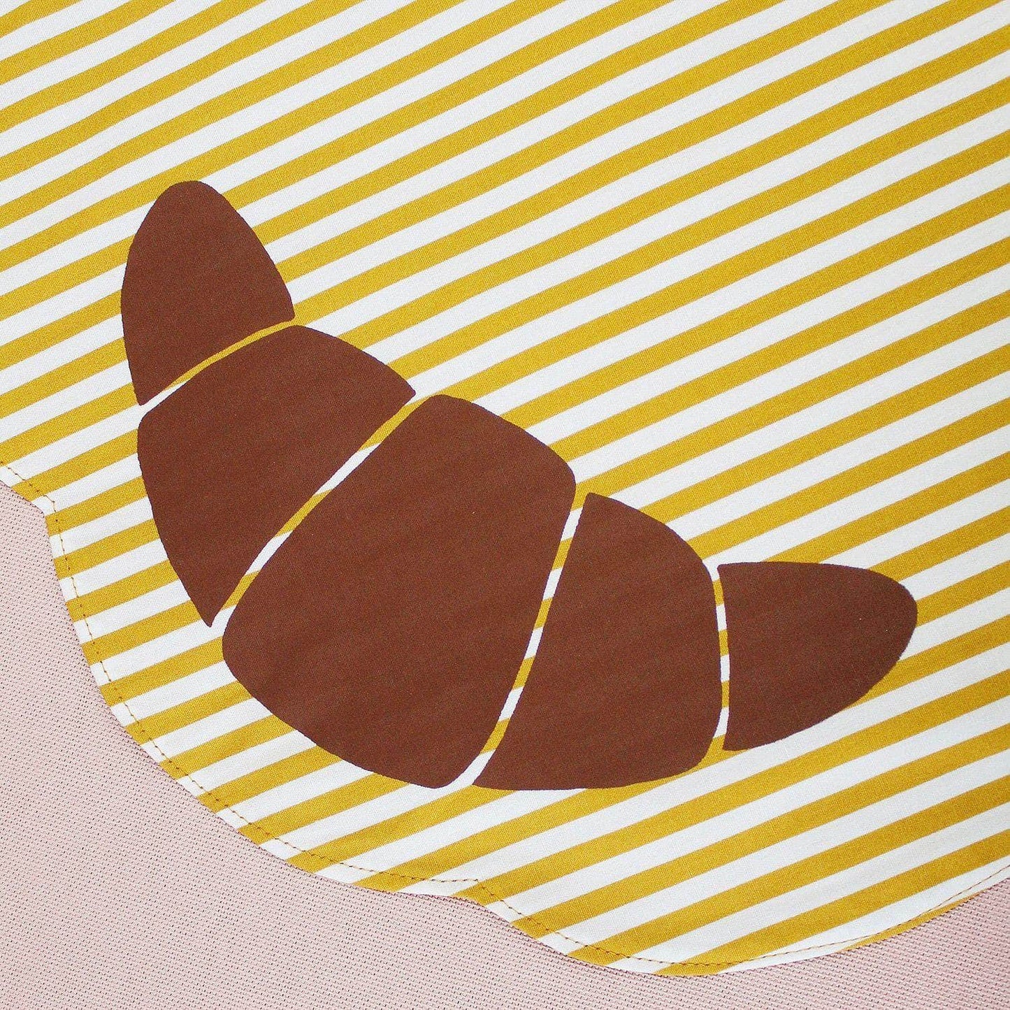 Amour Croissant Placemat Yellow