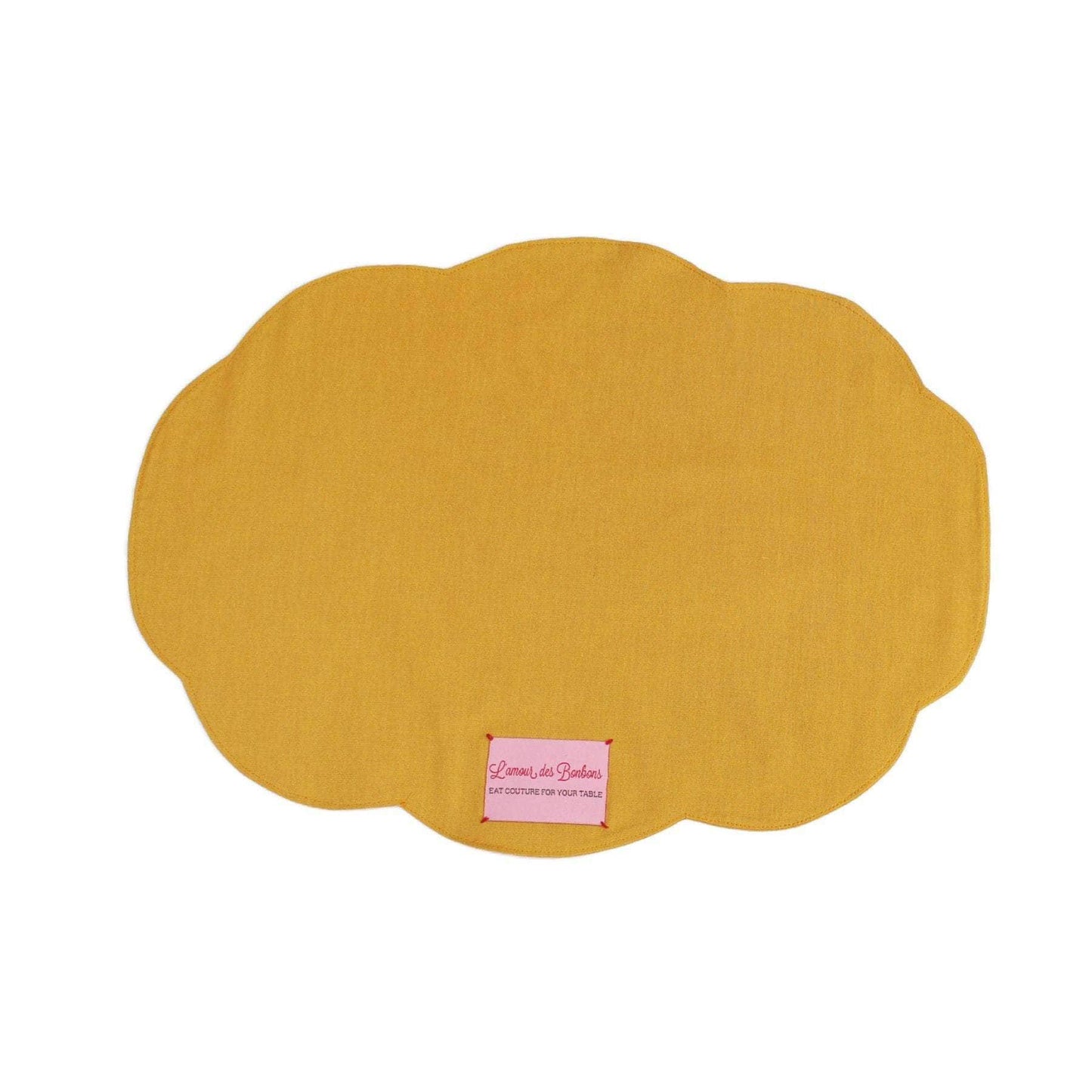 Amour Croissant Placemat Yellow