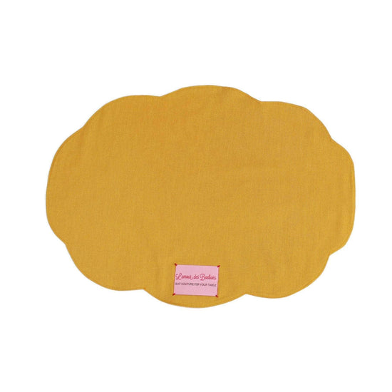Amour Croissant Placemat Yellow