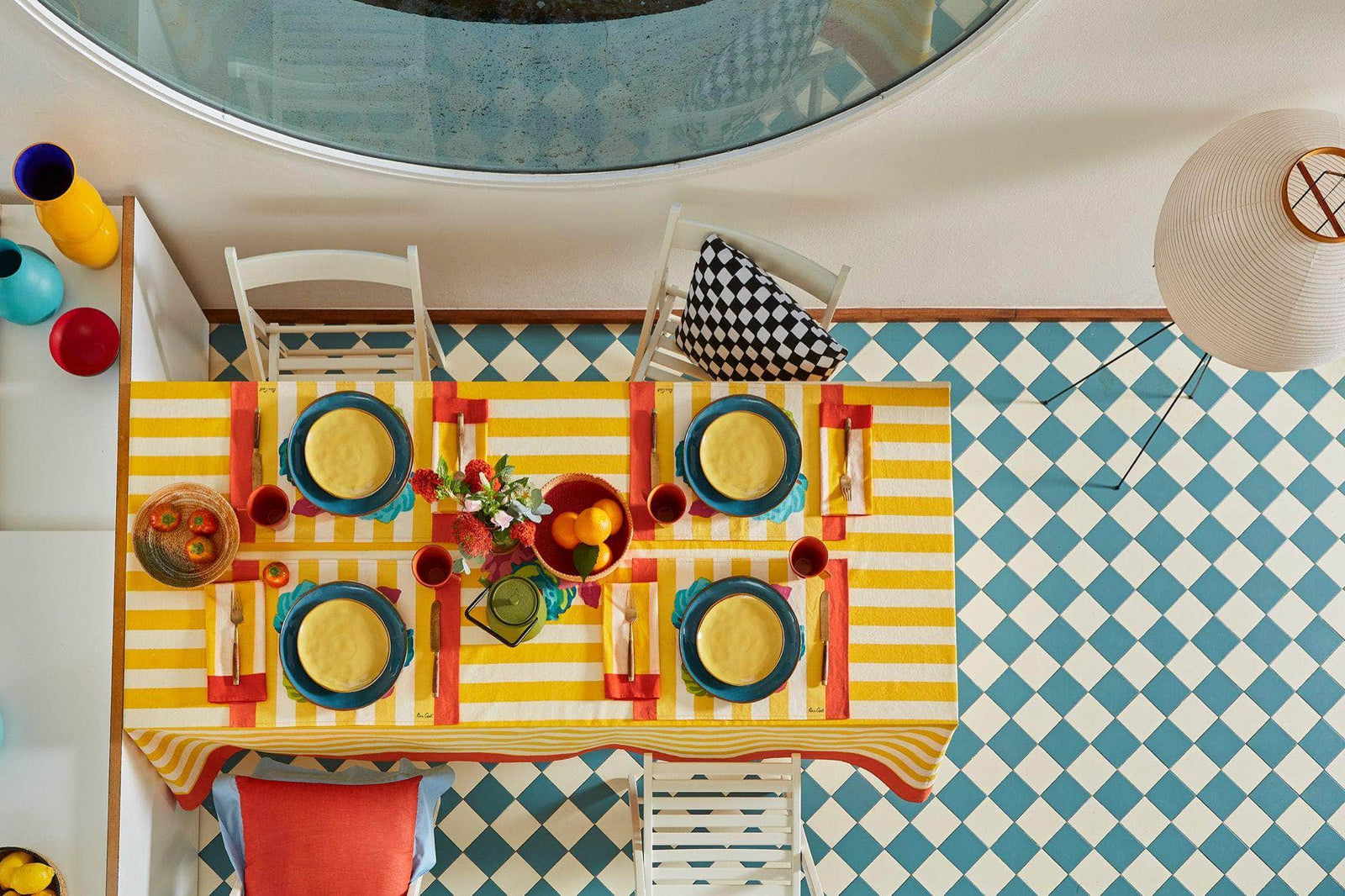 La Veste X Lisa Corti Nizam Stripes Sun Yellow Natural