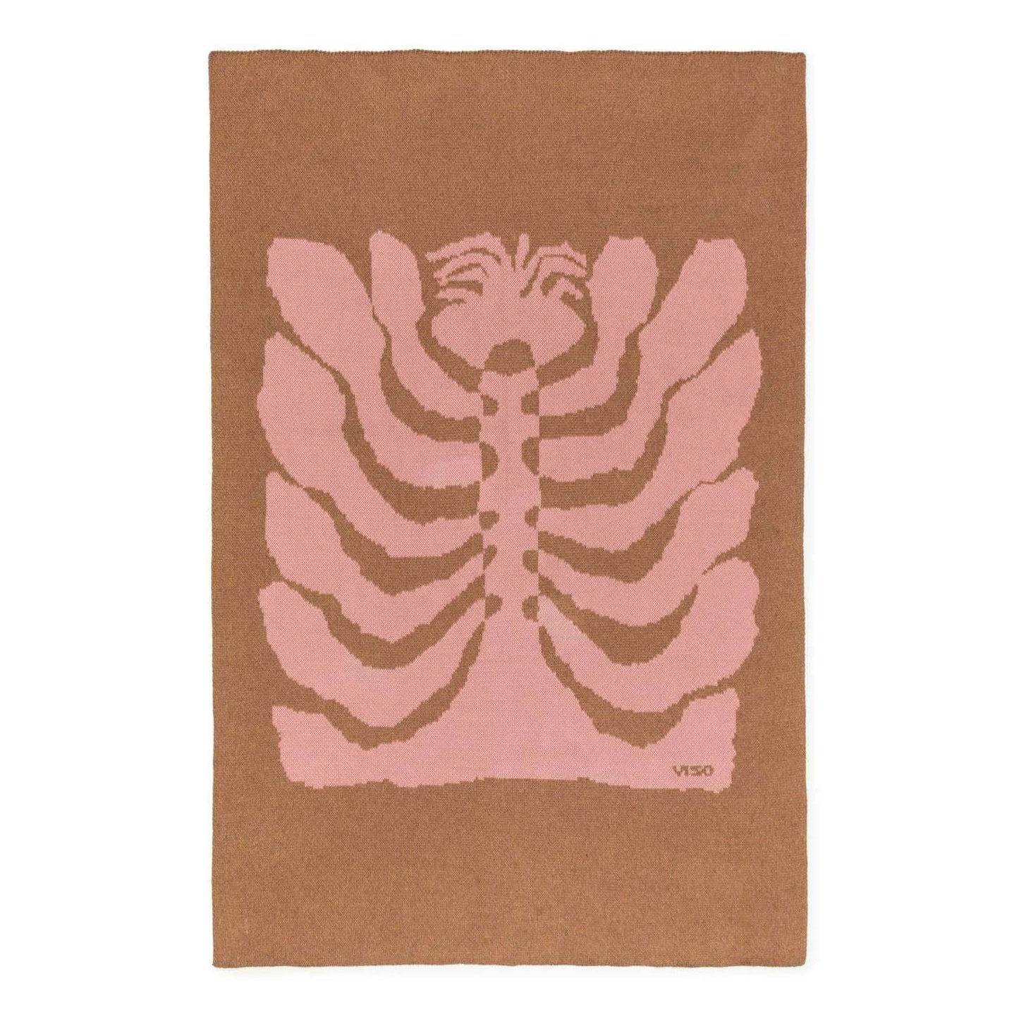 Cotton Baby Blanket Cooper and Pink