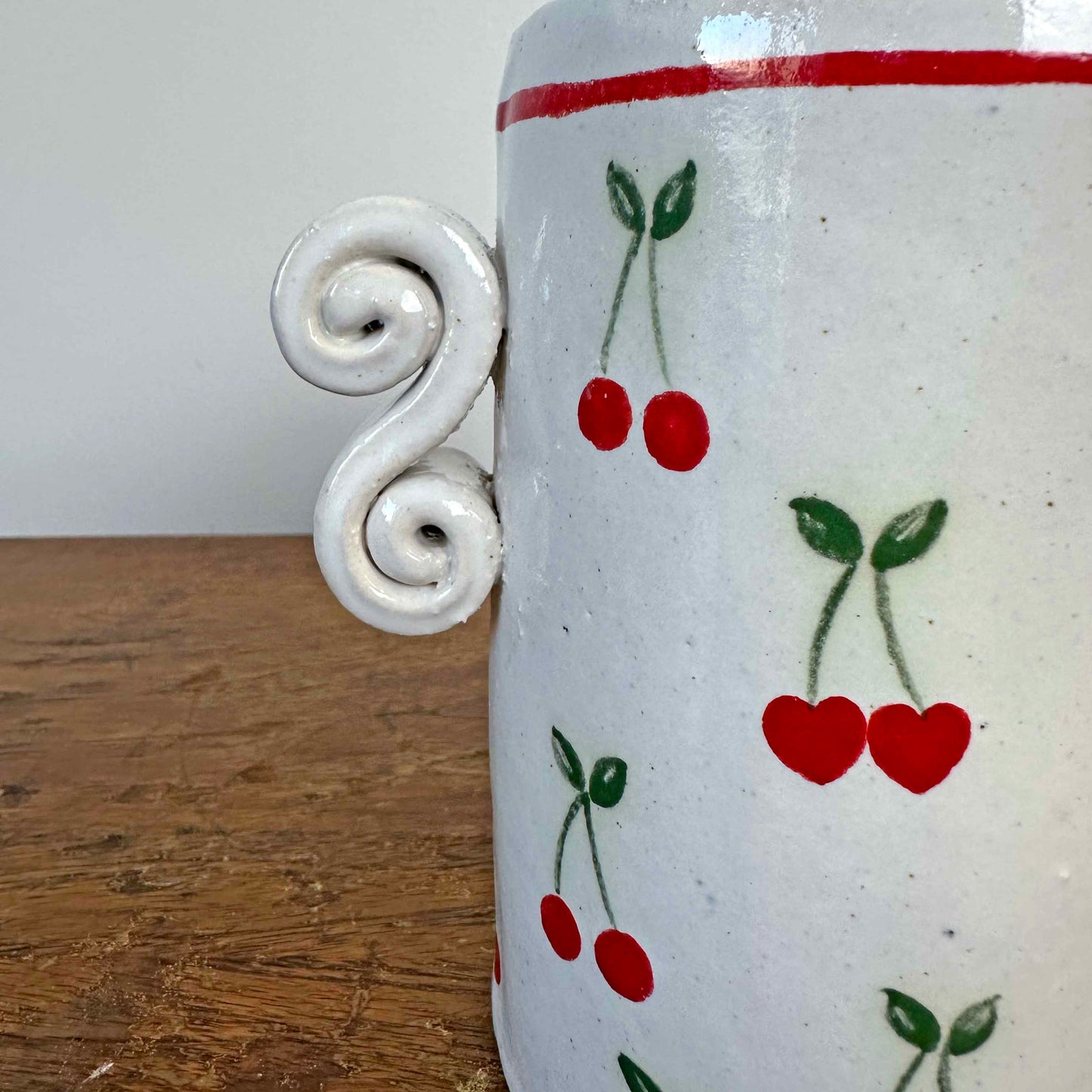 Cherry Amour Love Heart Vase