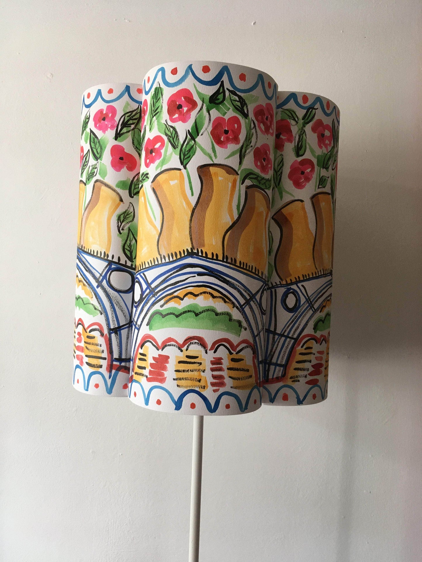 Ironbridge Floral Paper Lampshade