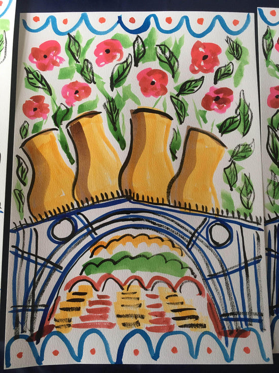 Ironbridge Floral Paper Lampshade