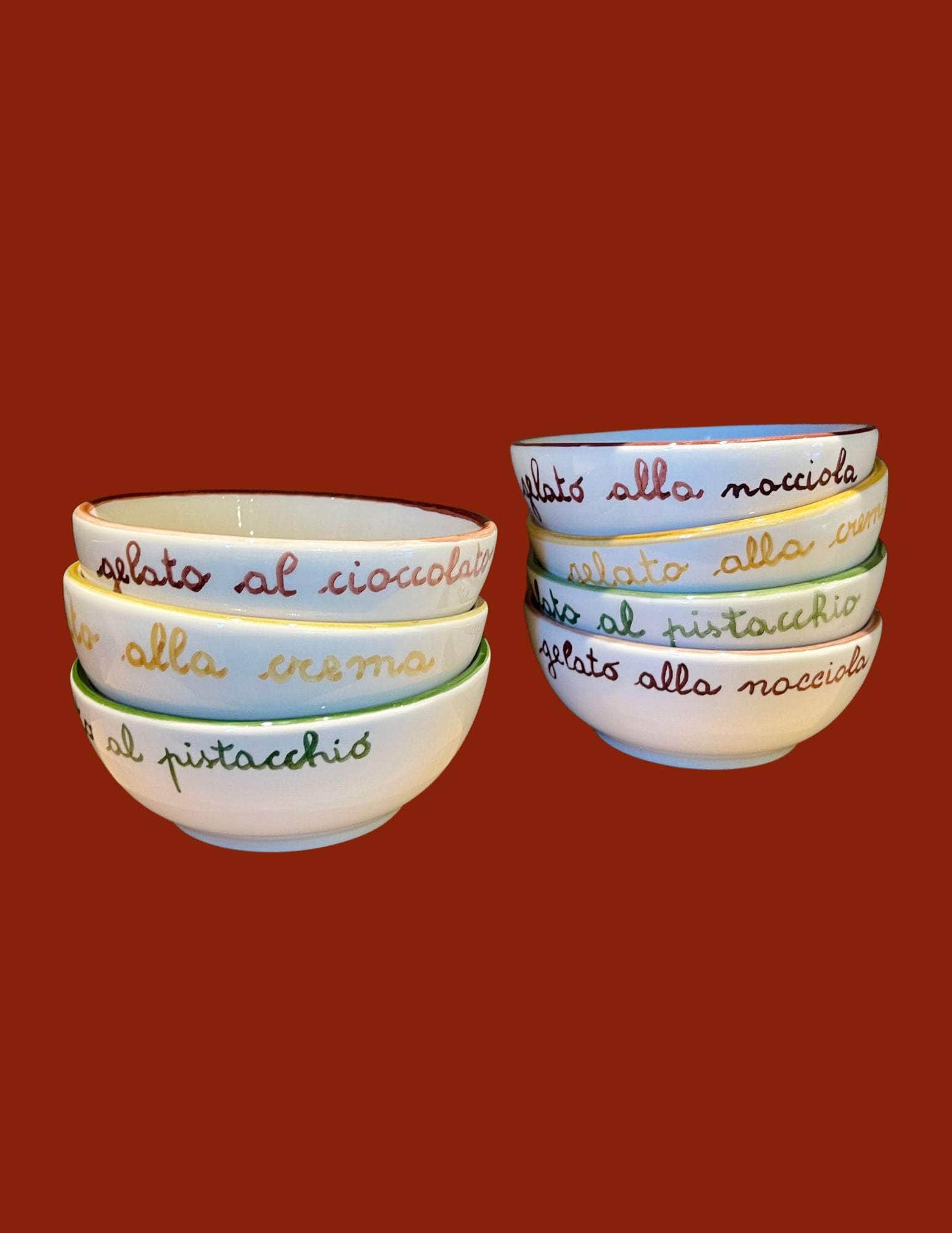 Ceramic Ice-Cream Bowls | Set Of 4
