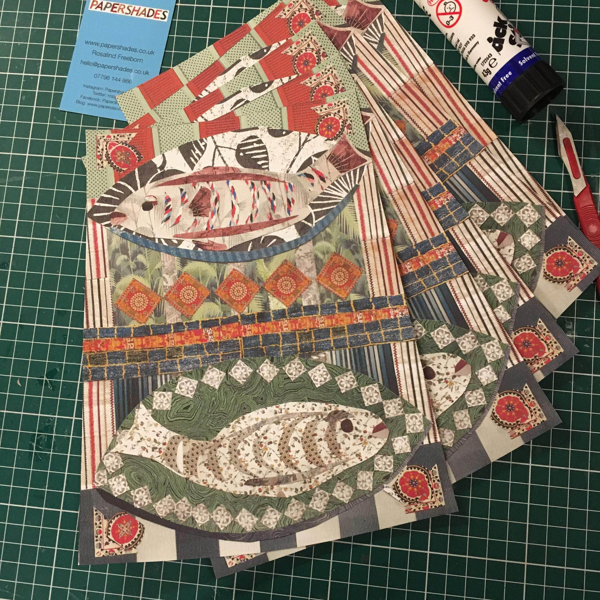 Fishy on a Dishy Lampshade