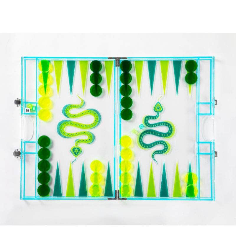 Load image into Gallery viewer, Snake Backgammon- Shipping End Nov
