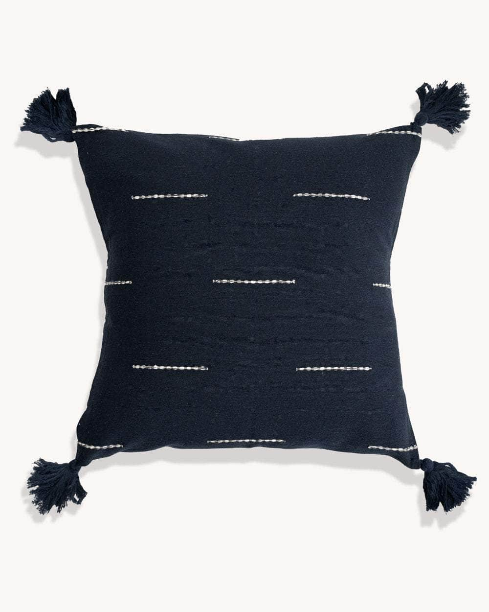 Aurora Cotton Tassle Cushion Cover