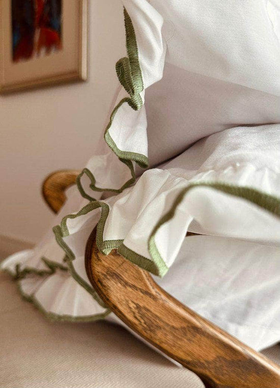 Provence Pillow Case Pair - Olive