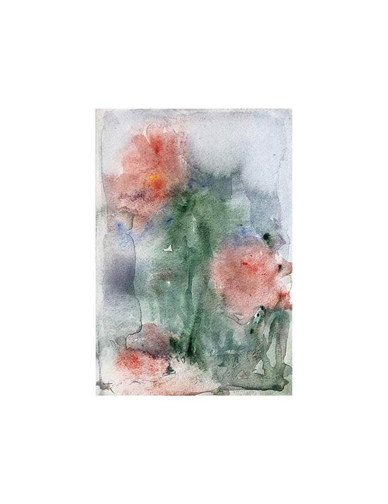 Flowers in the Rain - Original Painting
