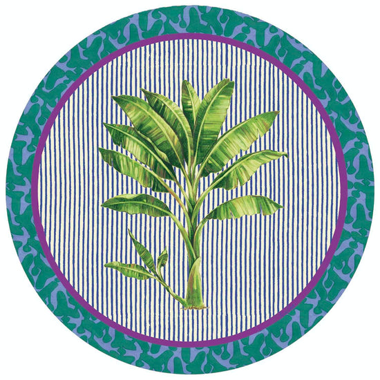 Masonite Placemat Banano Pervinch