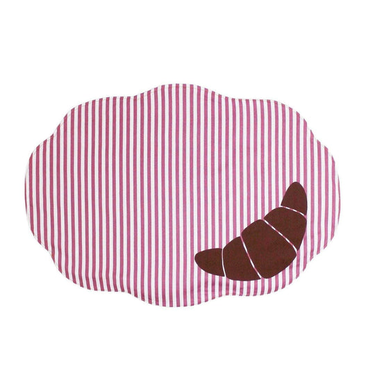 Amour Croissant Placemat Pink