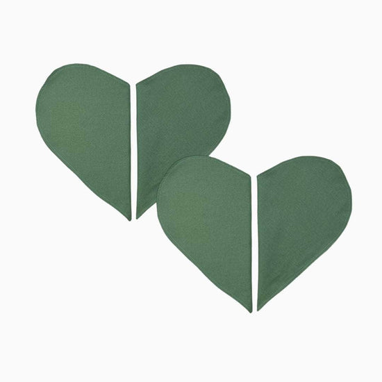 Bisou... My Love Napkin green set of four