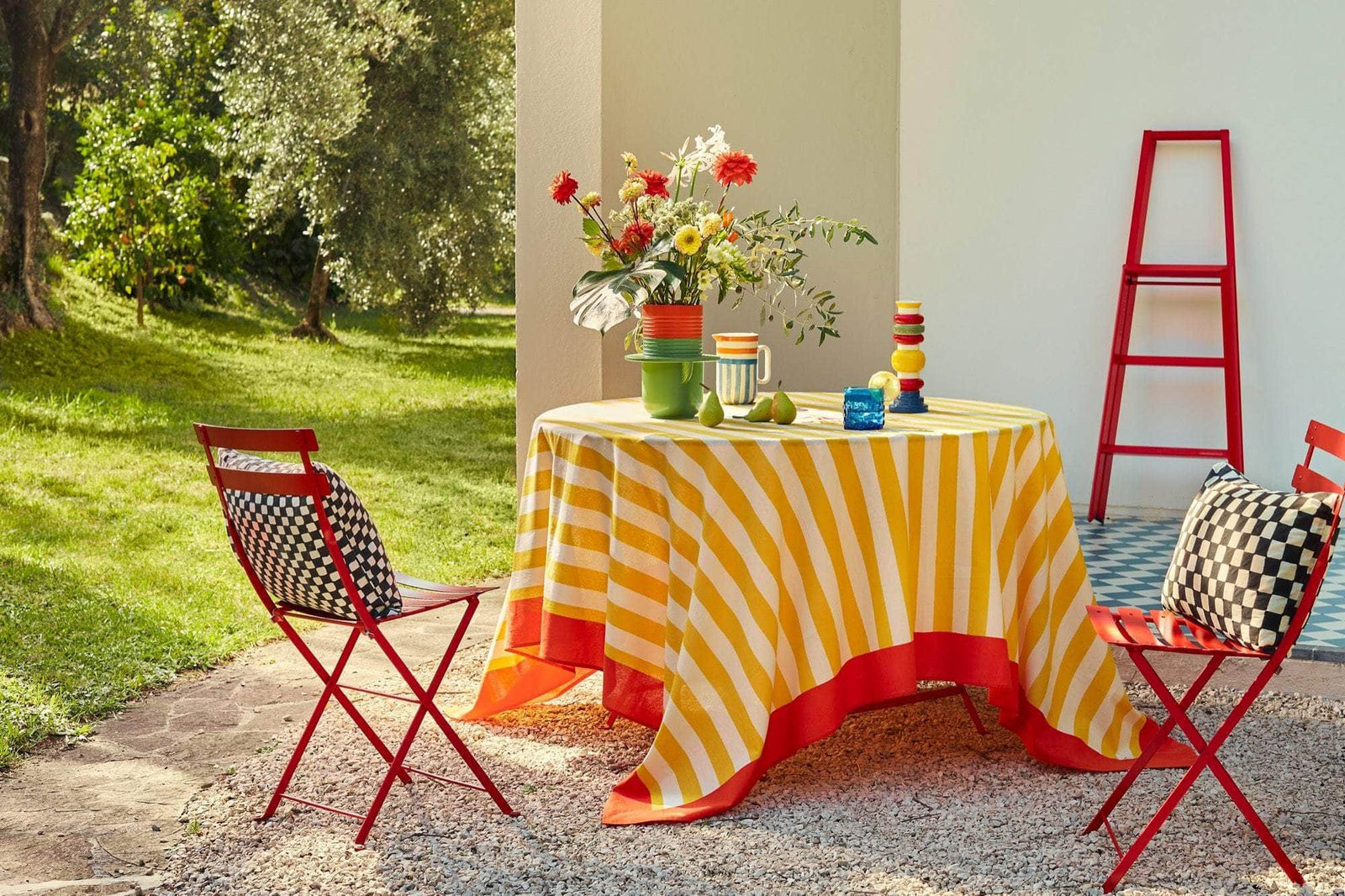 La Veste X Lisa Corti Nizam Stripes Yellow Natural