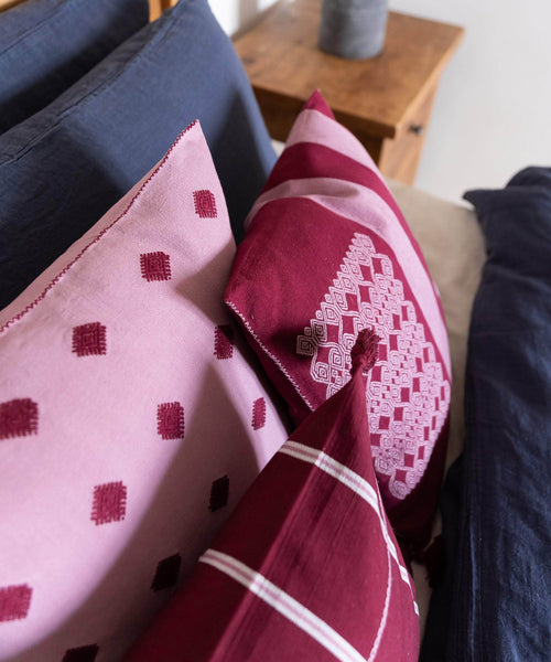 Rayas Stripe Zinacantan Handwoven Cushion Cover