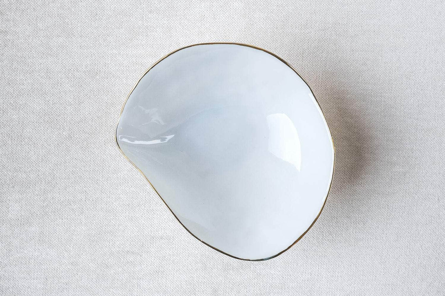 Indulge nº2 / Side Bowl / White With Gold Detail