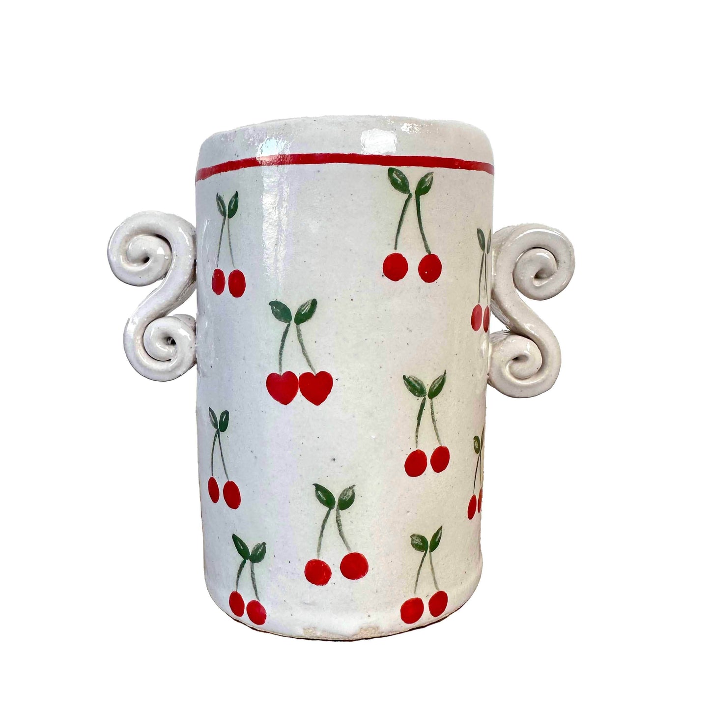 Cherry Amour Love Heart Vase