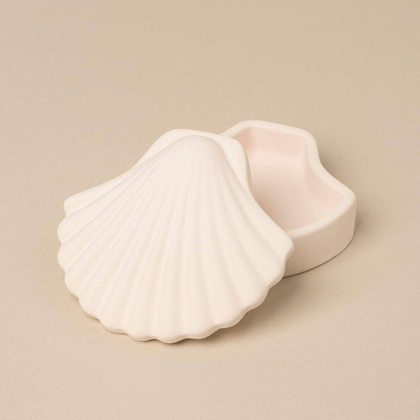 Light Rose Seashell Box