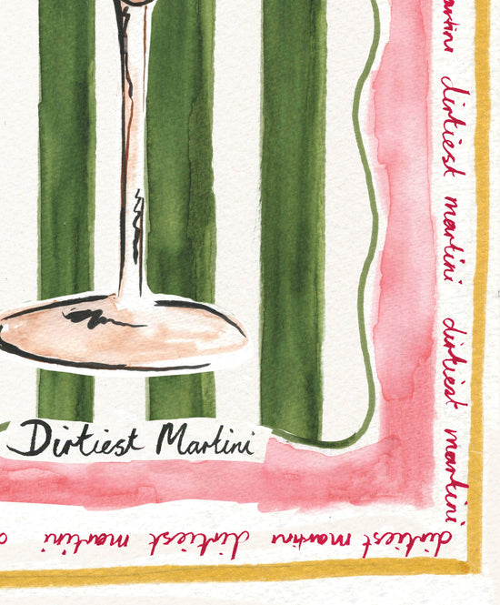 Dirtiest Martini Art Print