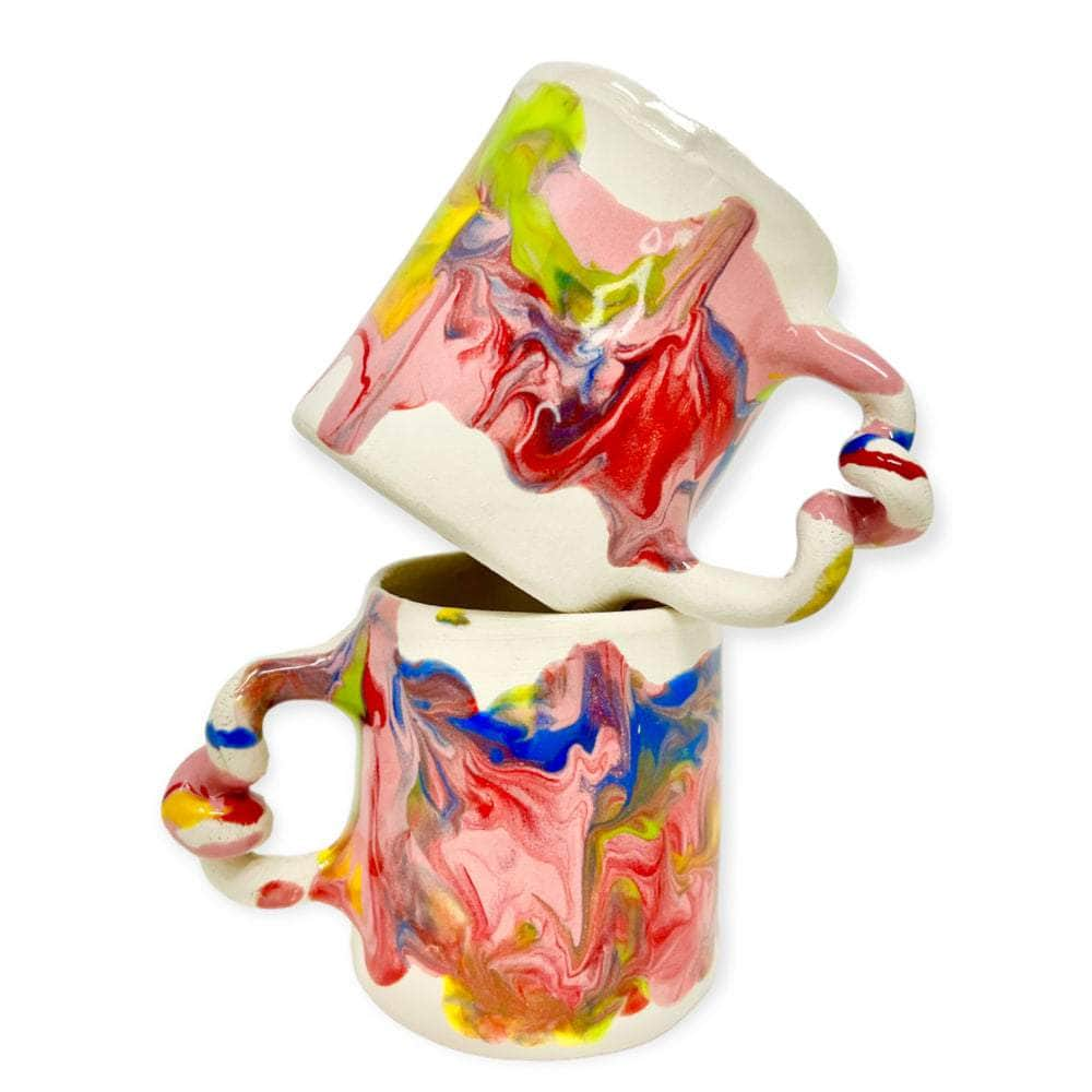 Melted Marble Wiggle Espresso Mug