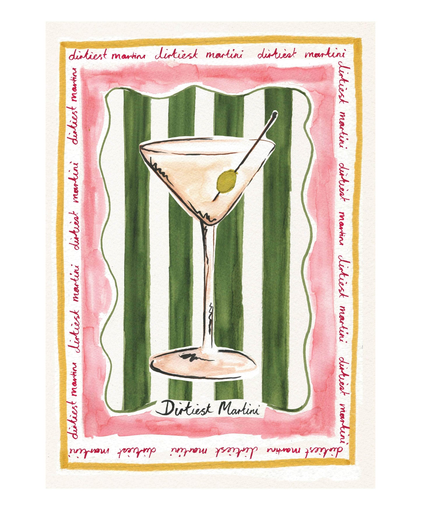 Dirtiest Martini Art Print