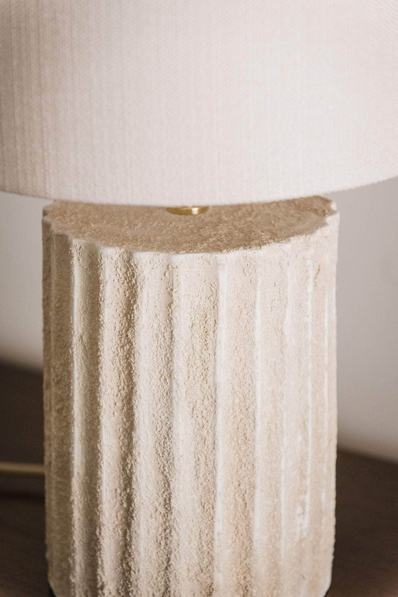 Bej Table Lamp