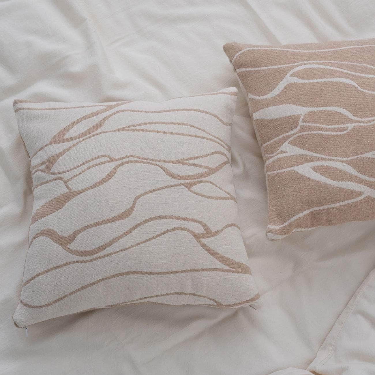 Wave Marks Cushion Cover