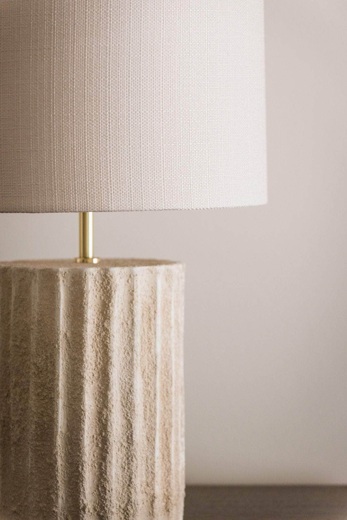 Bej Table Lamp